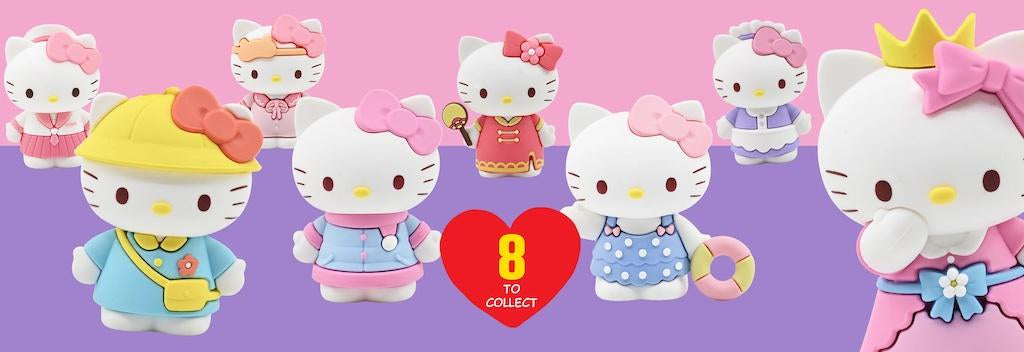 YuMe - Doll Dress-Up Series - Display de poupées Hello Kitty 7cm (12 unités)