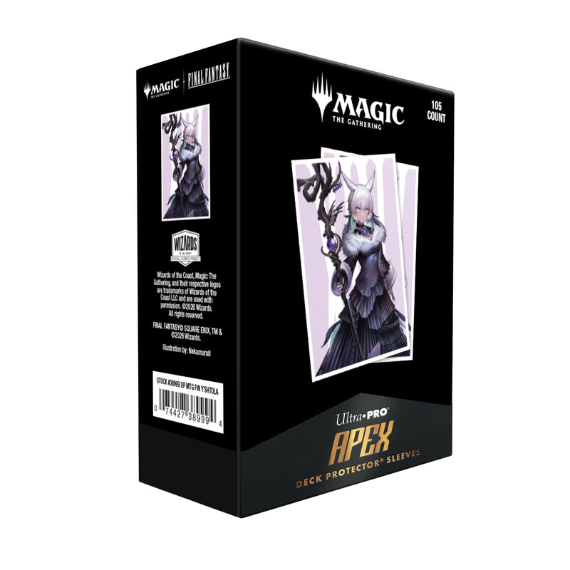 Ultra Pro - Magic: The Gathering - Final Fantasy - Pochettes de protection APEX Deck Y'shtola, bénie par la nuit 105p.