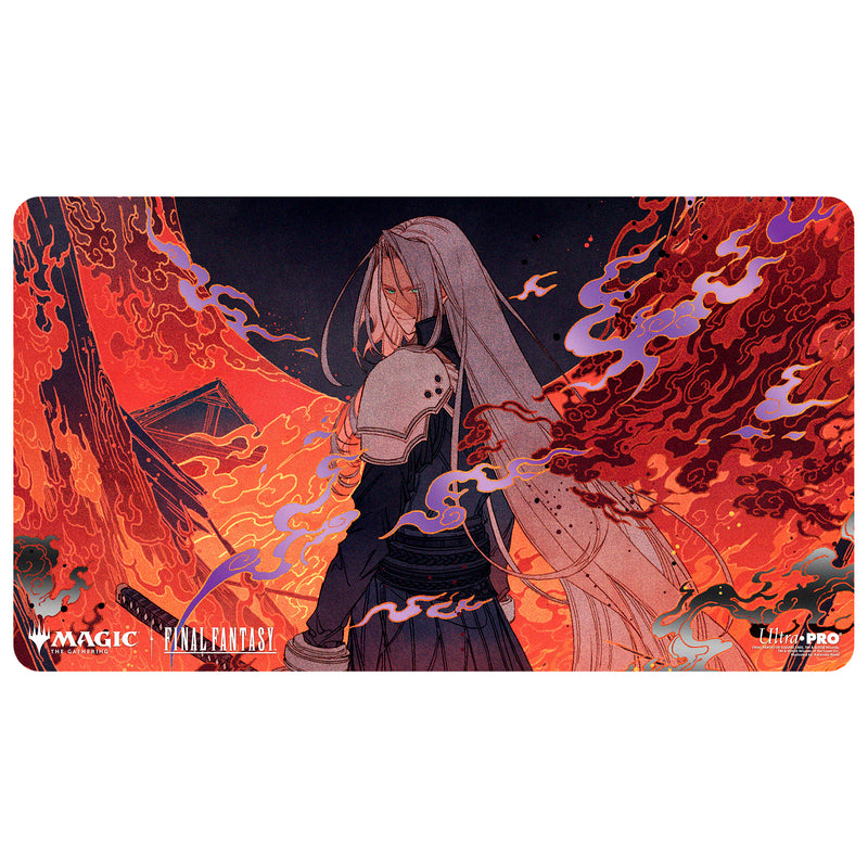 Ultra Pro - Magic: The Gathering - Final Fantasy - Tapis de jeu métallisé Nibelheim en feu
