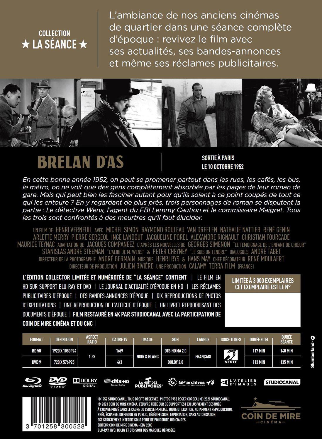 Brelan d'as [Blu-ray]