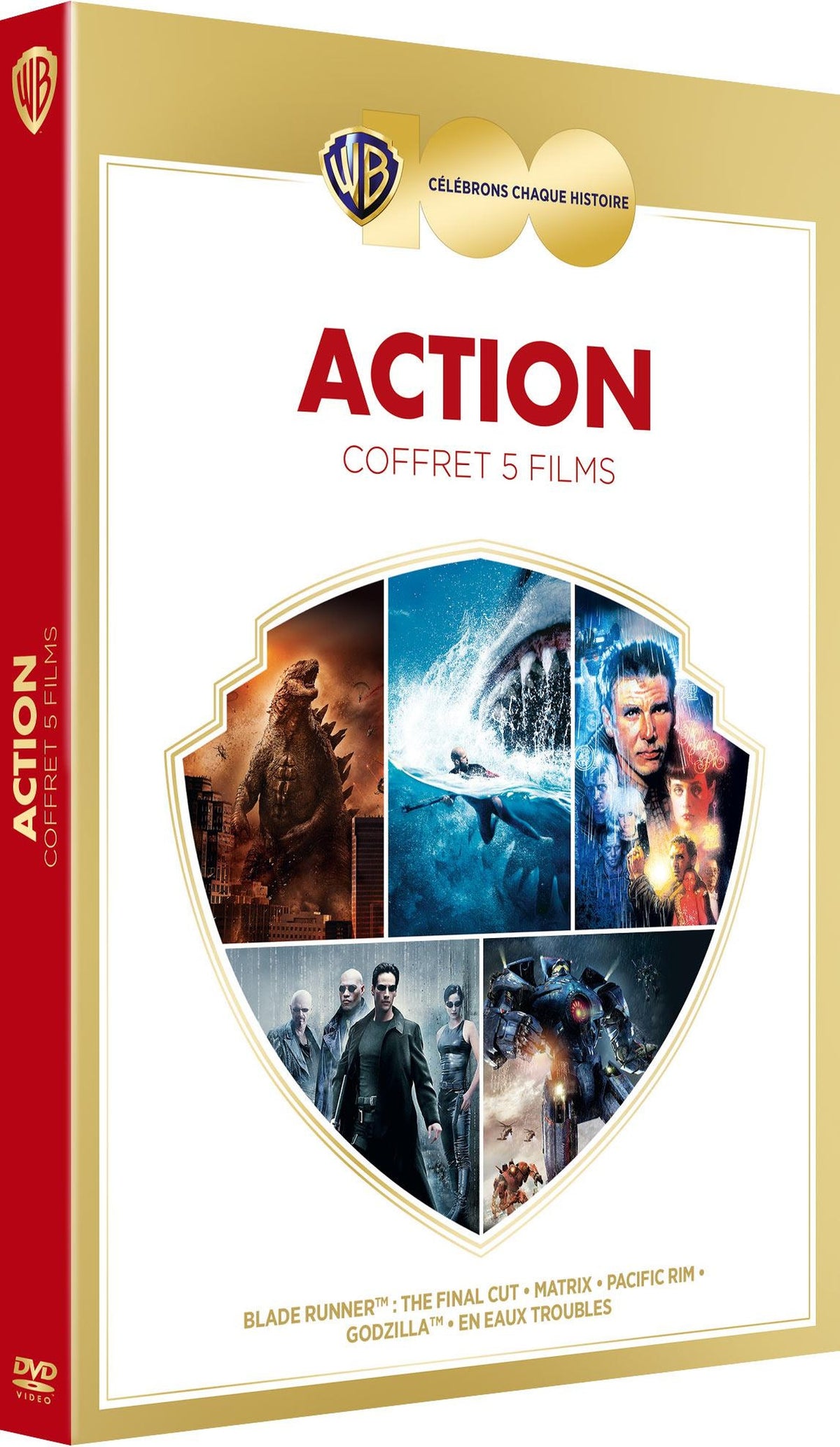 100 ans Warner - Coffret 5 films - Action [DVD]