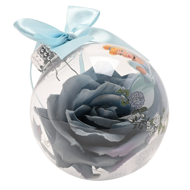 Disney - Princesse - Boule de Noël avec des Fleurs Artificielles - Cendrillon
