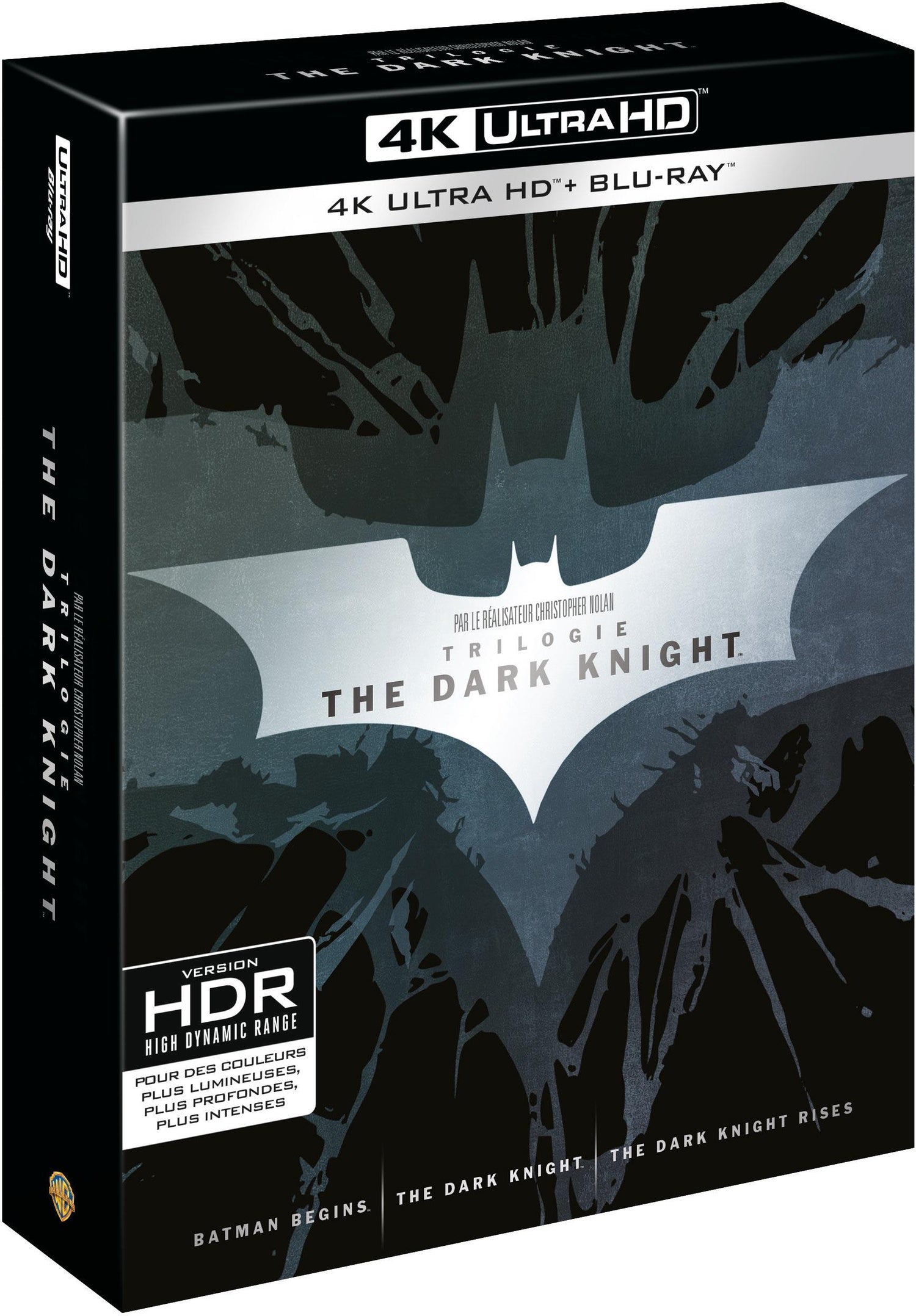 The Dark Knight Trilogy : Batman Begins + The Dark Knight + The Dark Knight Rises [4K Ultra HD]