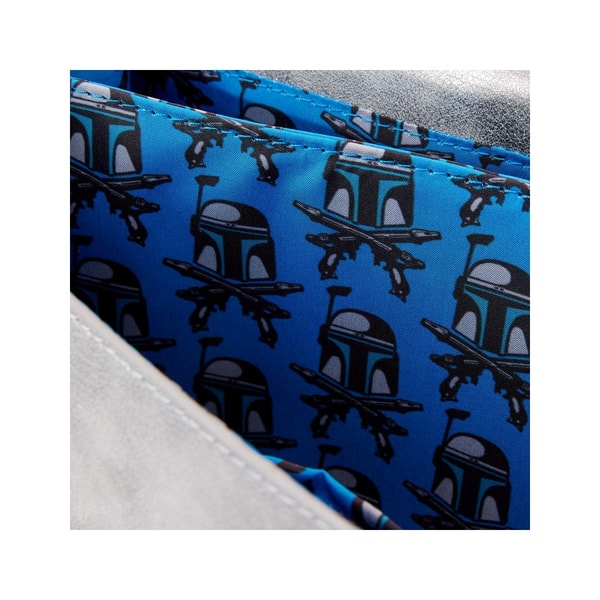 Loungefly: Lucasfilm - Star Wars - Jango Fett "Chain Strap" Crossbody Bag - flash vidéo