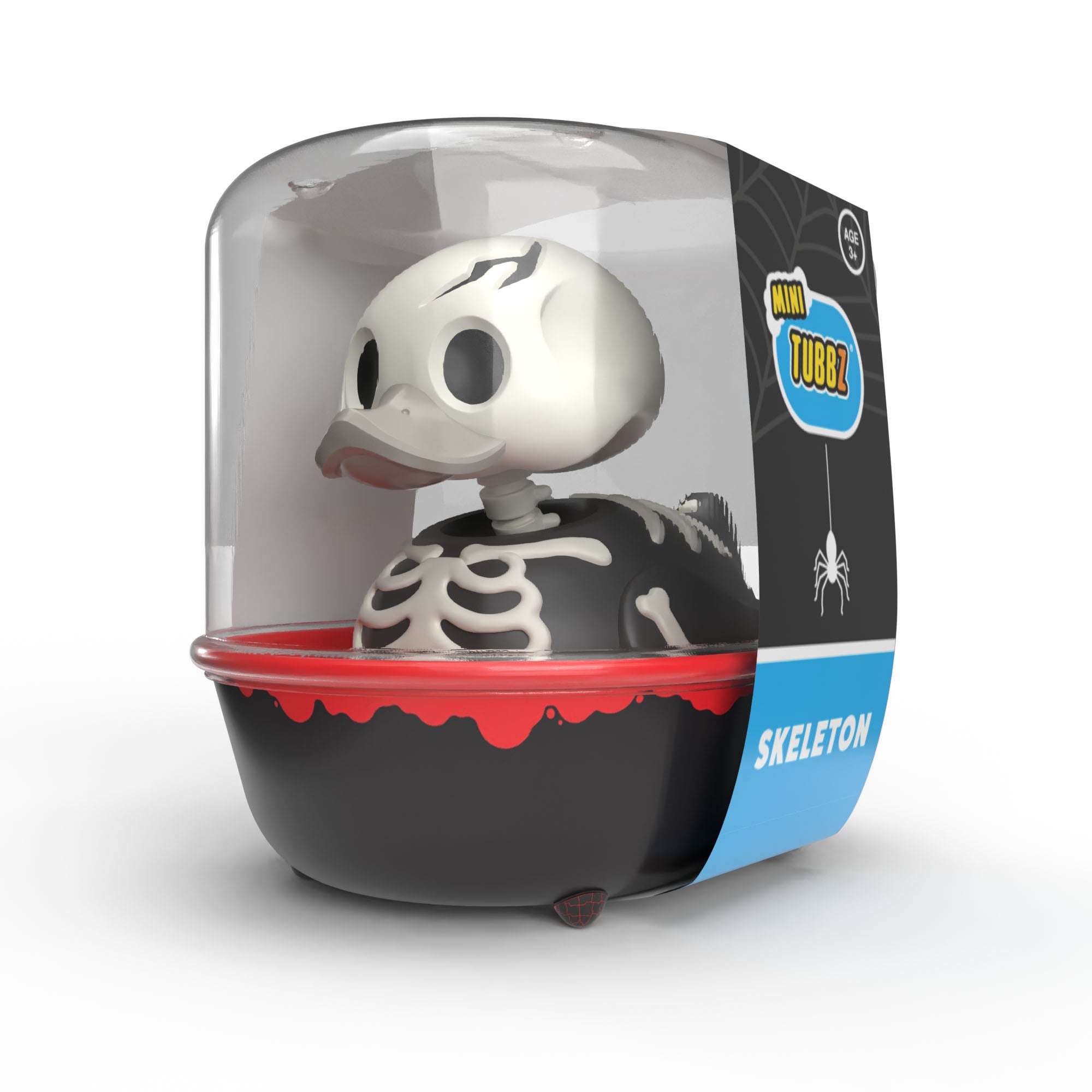 Numskull - Mini TUBBZ Canard de bain - Numskull - Squelette d'Halloween (Édition baignoire) - 5cm
