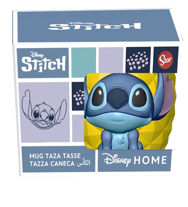 Disney - Tasse 3D en céramique Stitch Ananas - 414ml