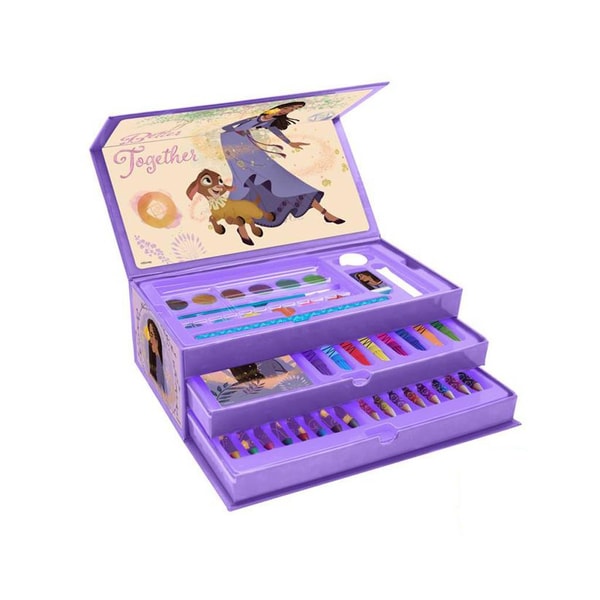 Wish : Asha et la Bonne Étoile - Kit de coloriage 52 pcs - flash vidéo