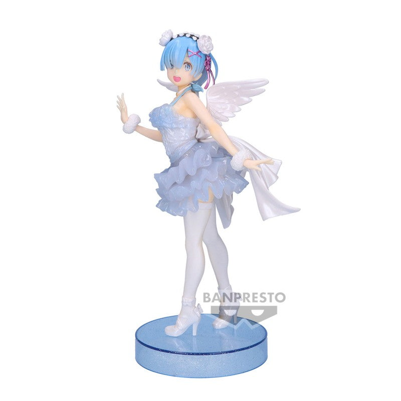 Re:ZERO - Starting Life in Another World - Espresto Clear & Dressy - REM Special Color Ver. Statue 22cm - flash vidéo