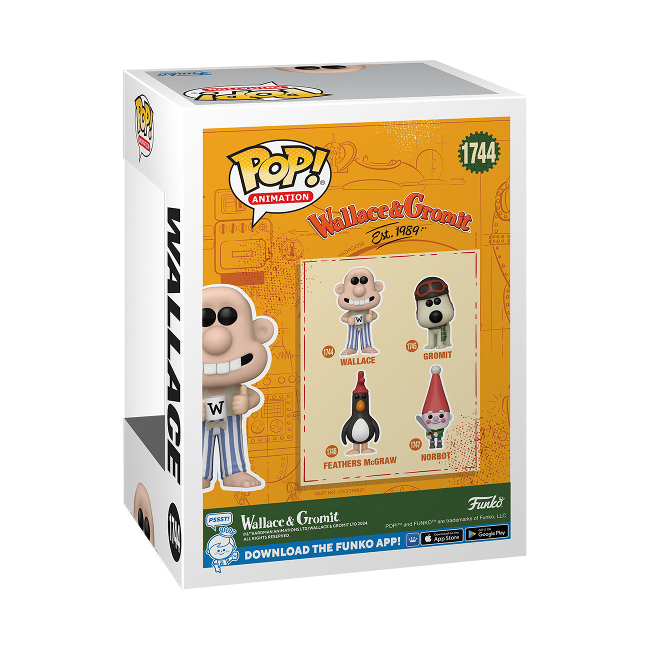 Funko Pop! Animation: Wallace & Gromit - Wallace (In Pajamas) - flash vidéo
