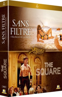 Palme d'Or - Coffret : Sans filtre (Triangle of Sadness) + The Square [Blu-ray]