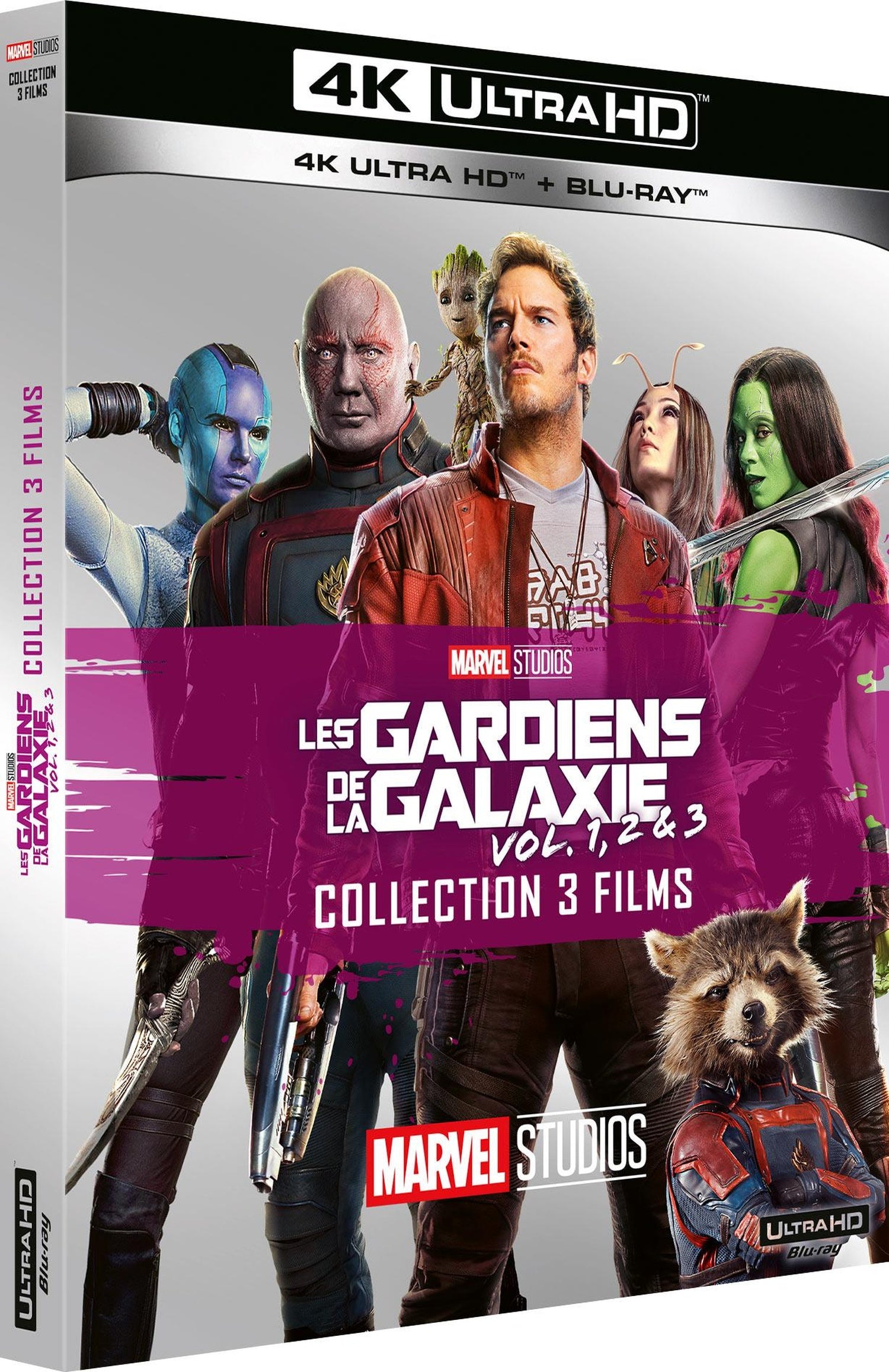 Les Gardiens de la Galaxie Vol. 1, 2 & 3 - Collection 3 films [4K Ultra HD]