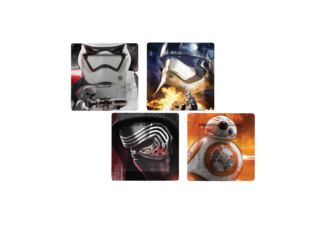 Funko Homewares - Star Wars Photographic Characters Melamine Plate 4-Set