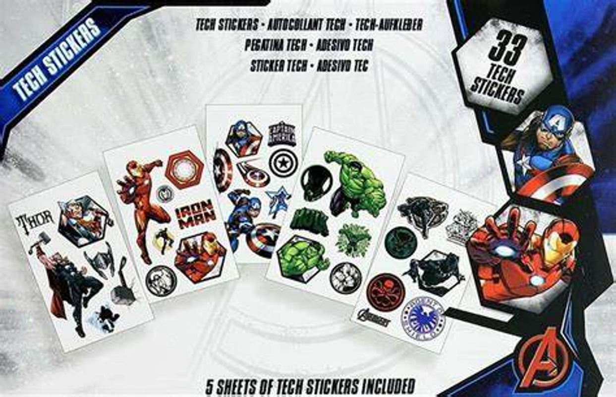 Marvel - Pack d'Autocollant Héros Avengers