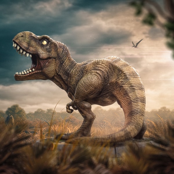 Iron Studios - MiniCo - Jurassic Park - T-Rex Regular Statue 15cm - flash vidéo