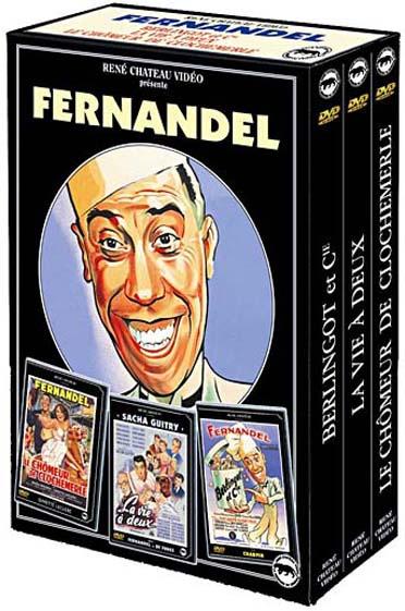 Fernandel - 3 films : Berlingot et cie + La Vie à deux + le Chômeur de Clochemerle [DVD]