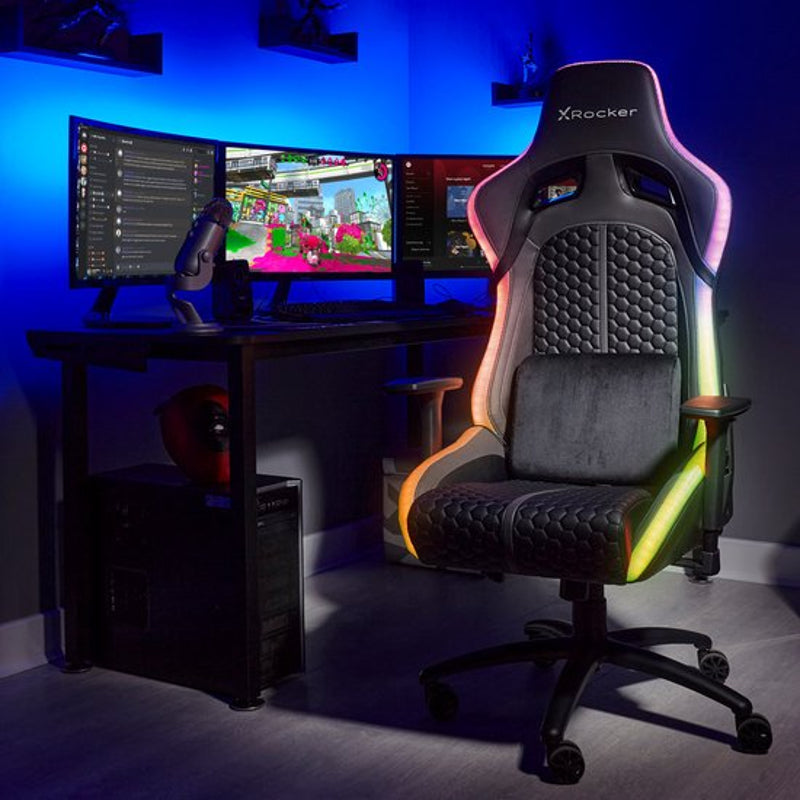 X Rocker - Stinger RGB Esports Gaming Chair with Vibrant LED lighting