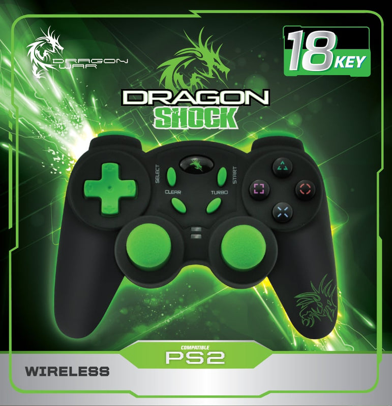 Dragonwar Dragon Shock manette sans fil Playstation 2