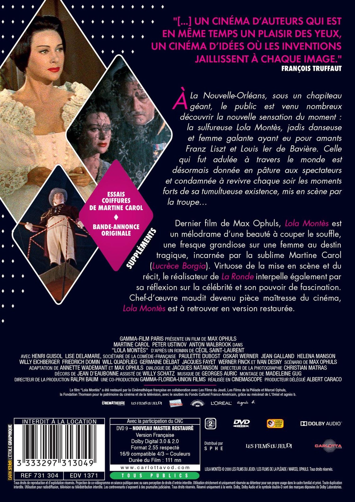 Lola Montès [DVD]