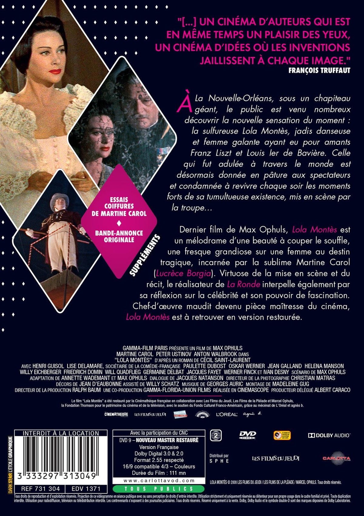 Lola Montès [DVD]