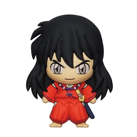 Inu-Yasha - Aimant de collection en mousse Inu-Yasha sous forme humaine - flash vidéo