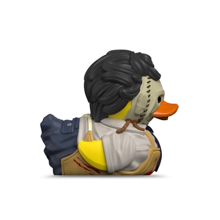 Numskull - Mini TUBBZ Canard de bain - The Texas Chainsaw Massacre - Leatherface (Édition baignoire) - 8cm - flash vidéo