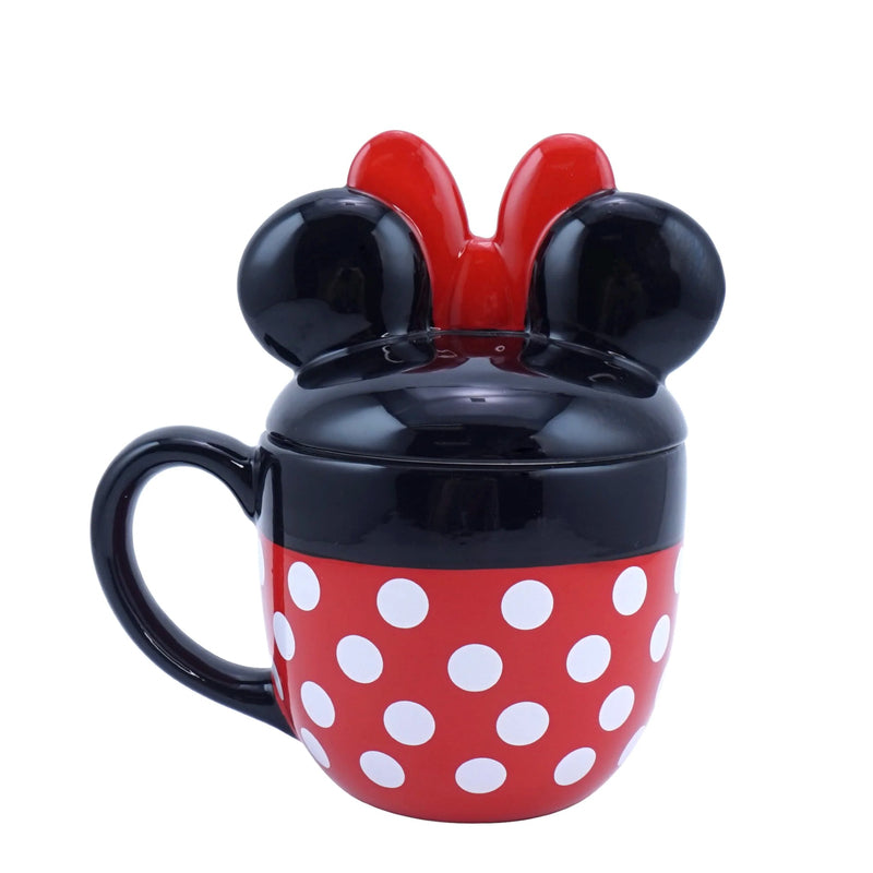 Disney - Mug 3D avec couvercle Minnie Mouse