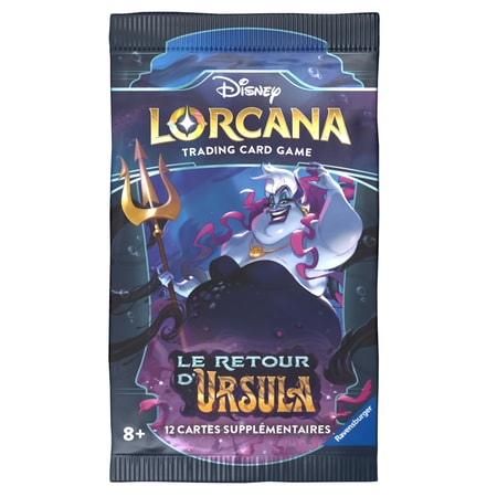 Disney Lorcana JCC : Le retour d’Ursula - Display de Boosters (24 Boosters) - flash vidéo