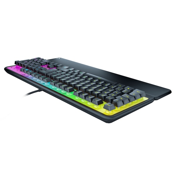 Roccat - Clavier de jeu à membrane Magma avec éclairage RGB - Disposition Qwertz allemande - flash vidéo