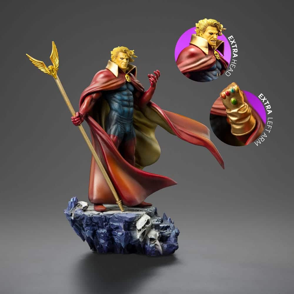 Iron Studios - BDS Art Scale 1/10 - Marvel - Adam Warlock Statue 25cm - flash vidéo