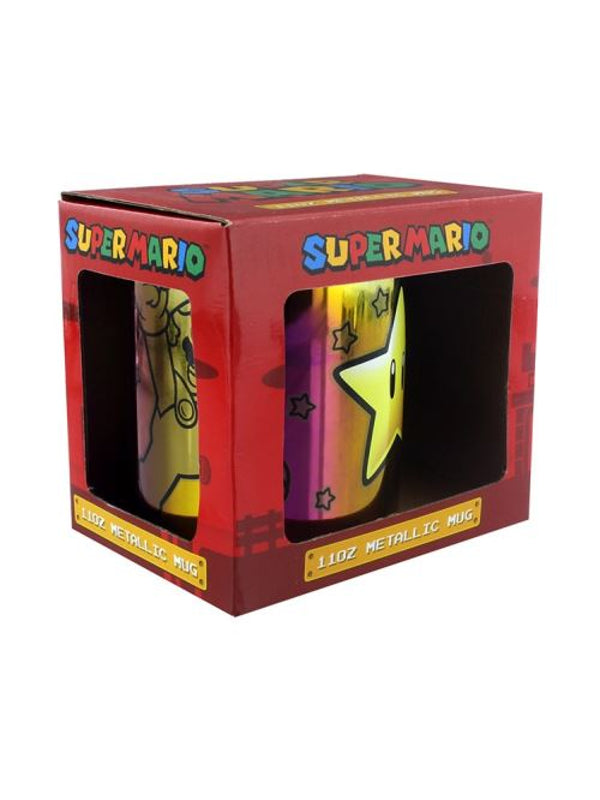 Super Mario - Metallic Star Power Mug 315ml