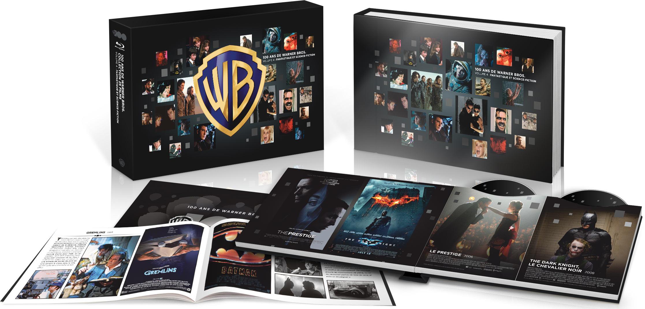 100 ans de Warner - Coffret 25 films - Volume 4 : Fantastique et science-fiction [Blu-ray]