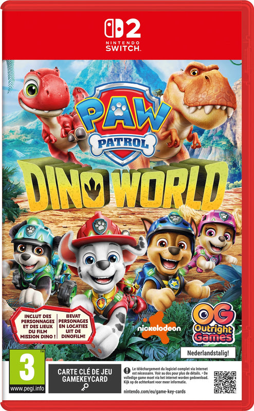 PAW Patrol, la Pat'Patrouille : Mission Dino - Game-key Card