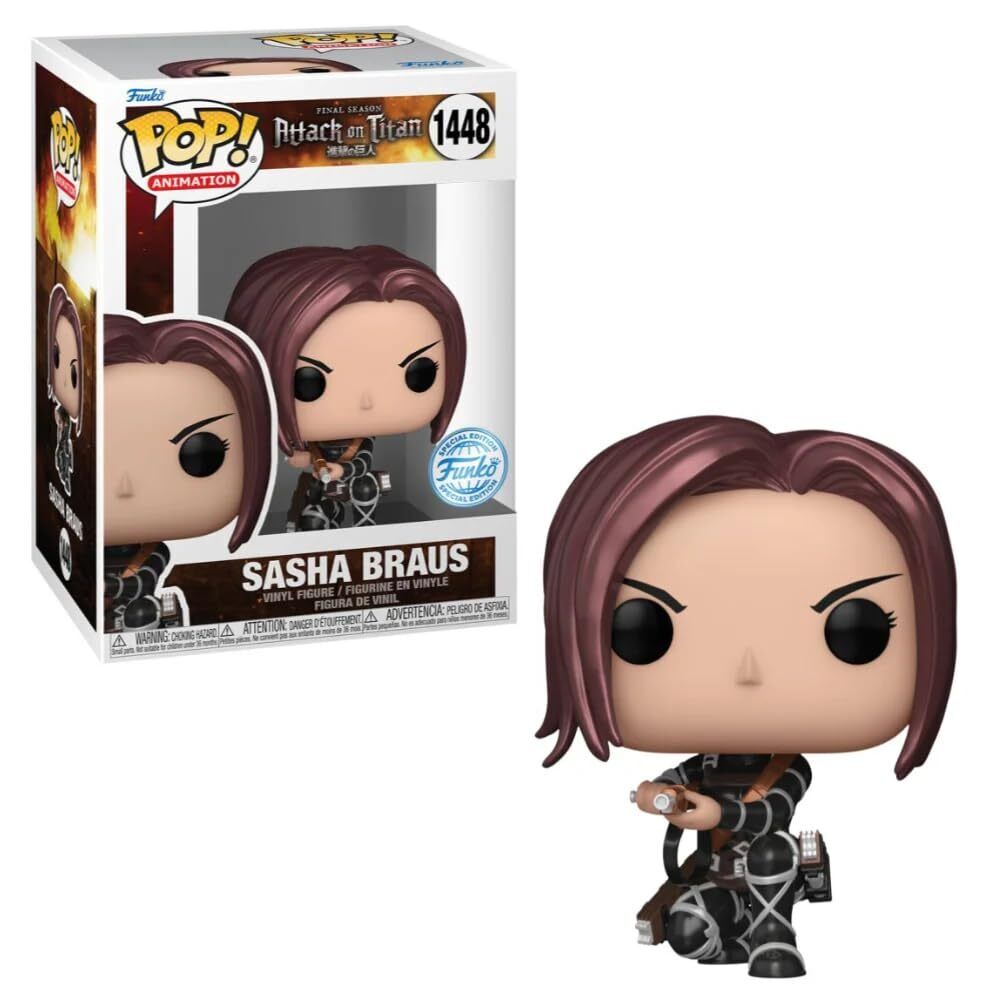 Funko Pop! Animation: Attack on Titan - Sasha Braus (Metallic) - Special Edition - flash vidéo