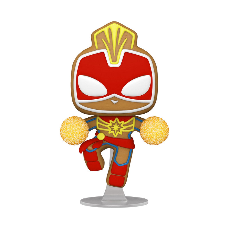 Funko Pop! Marvel: Holiday - Gingerbread Captain Marvel ENG Merchandising