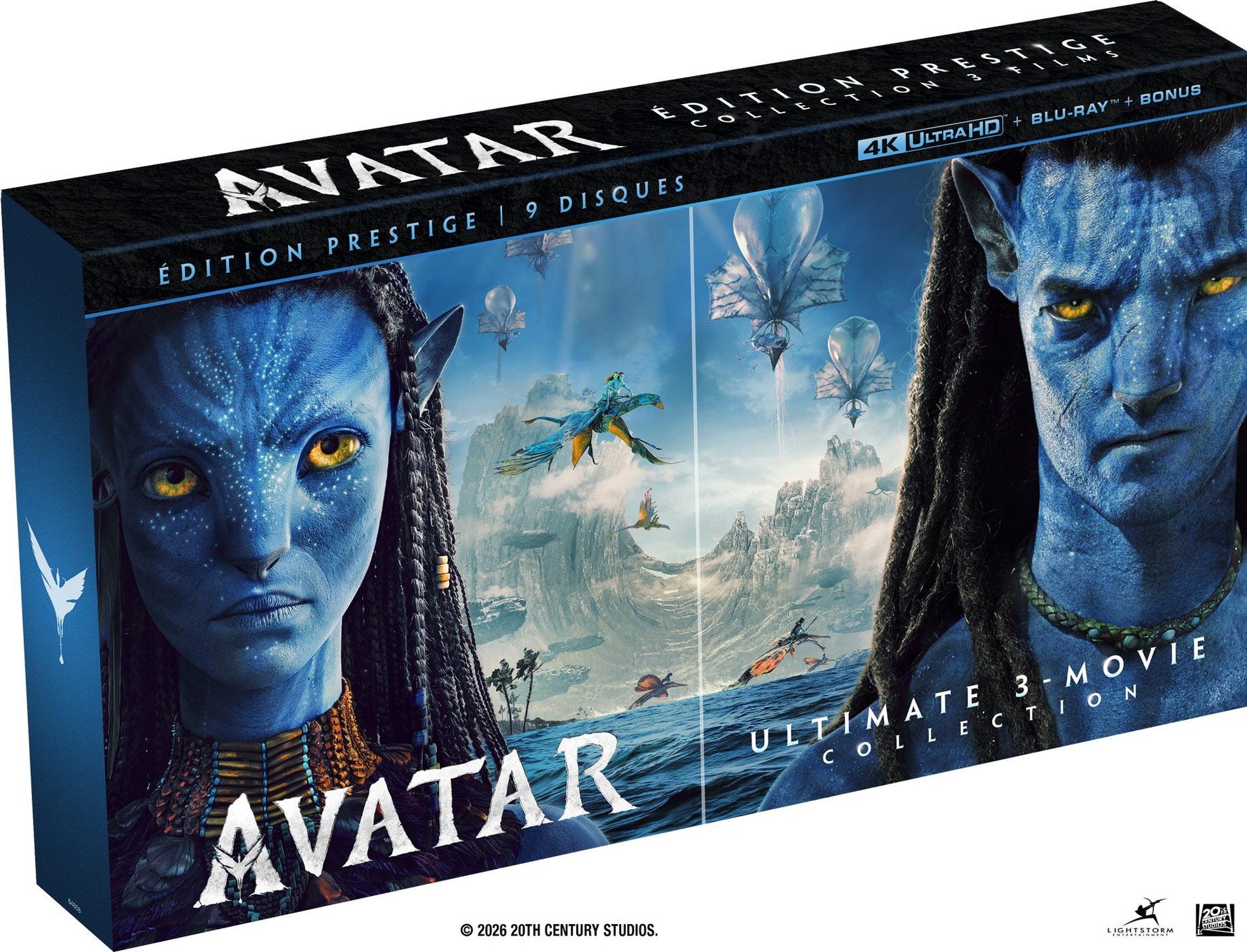 Avatar - Collection 3 films : Avatar + Avatar : La Voie de l'eau + Avatar : De Feu et de cendres [4K Ultra HD]