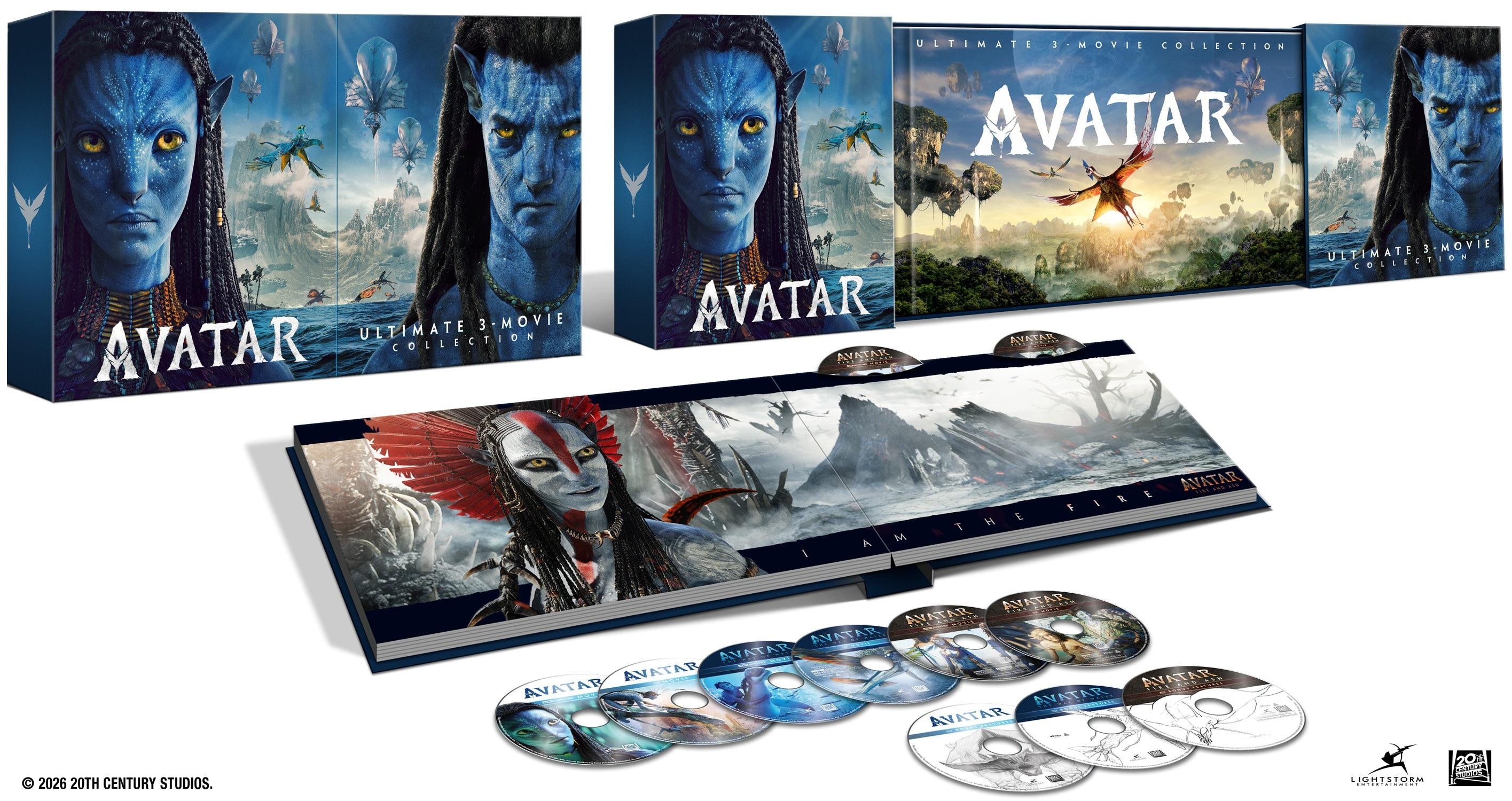 Avatar - Collection 3 films : Avatar + Avatar : La Voie de l'eau + Avatar : De Feu et de cendres [4K Ultra HD]