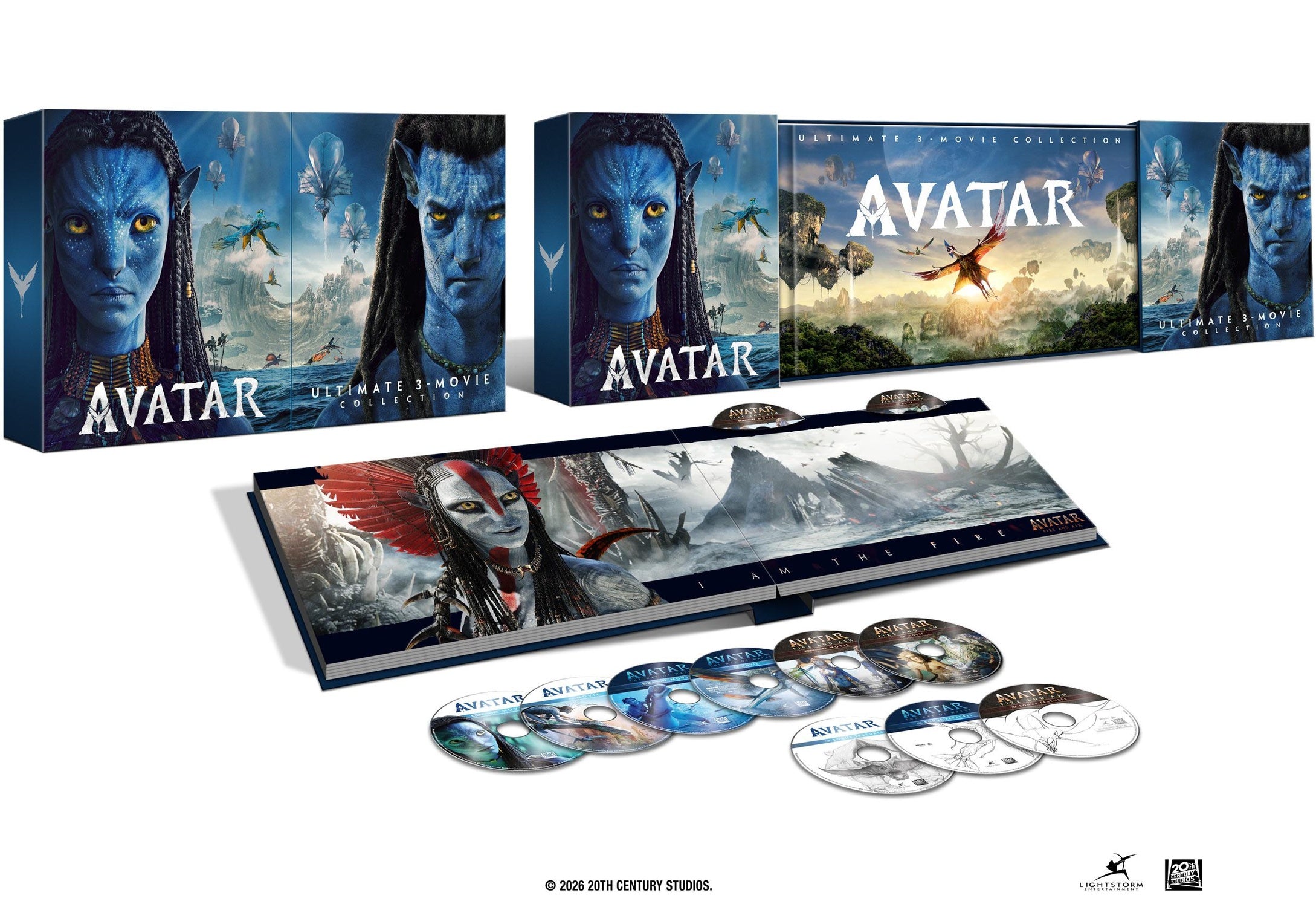 Avatar - Collection 3 films : Avatar + Avatar : La Voie de l'eau + Avatar : De Feu et de cendres [4K Ultra HD]
