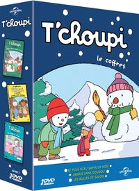 T'choupi et ses amis (interactif) - Le coffret : Le plus beau sapin de Noël + Jamais sans mon doudou - Les bulles de savon [DVD]