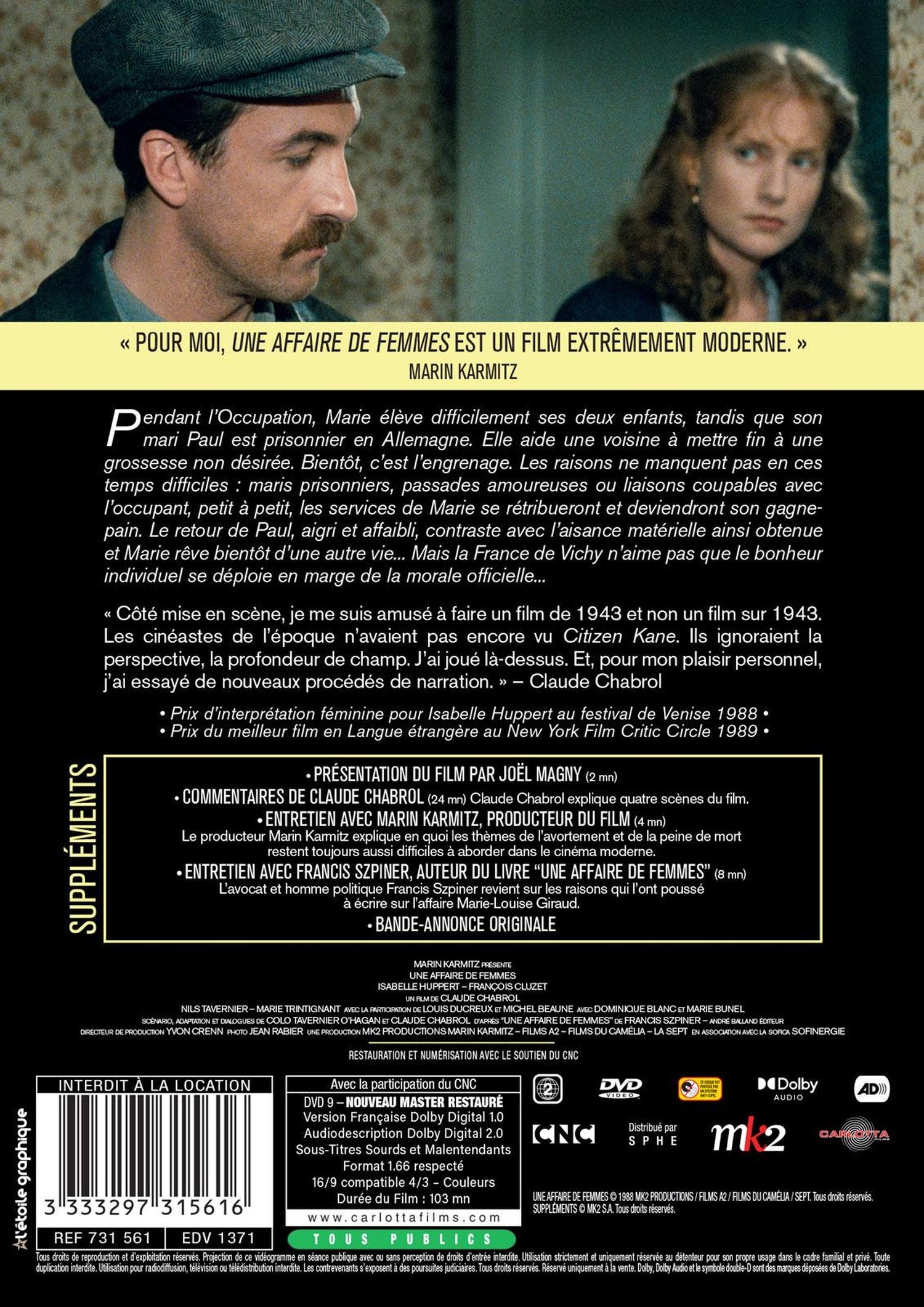 Une affaire de femmes [DVD]