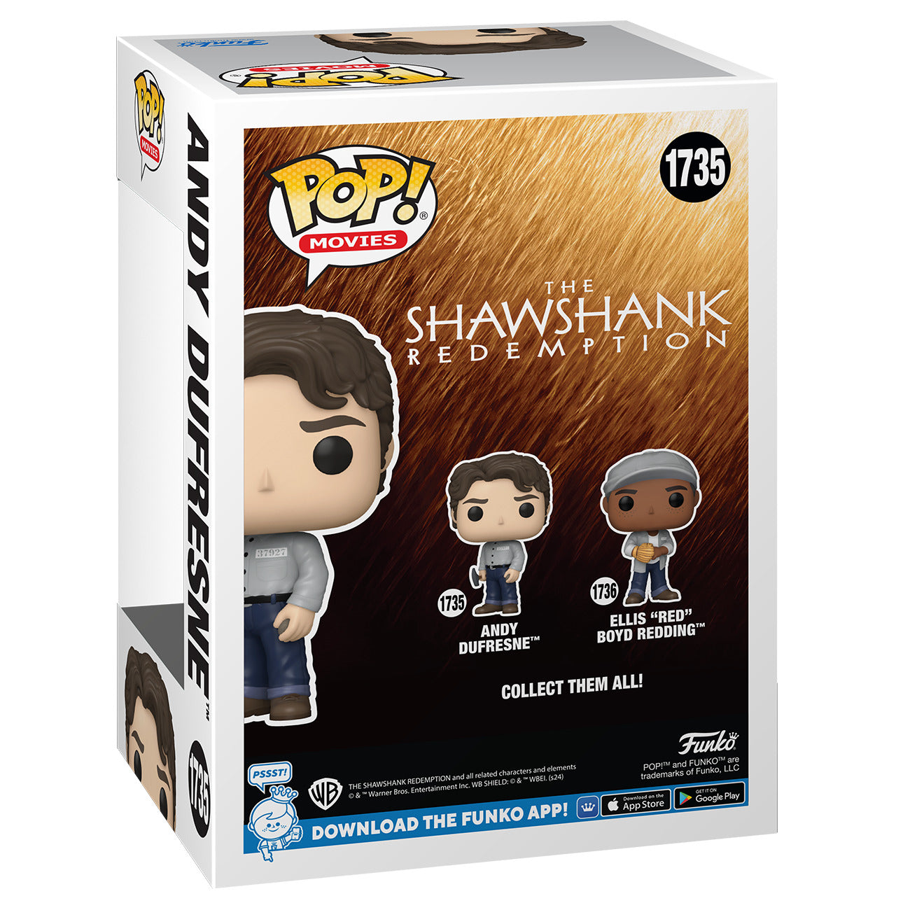 Funko Pop! Movies: The Shawshank Redemption - Andy Dufresne - flash vidéo