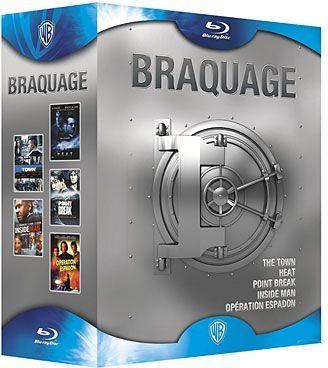 Braquage - Coffret - The Town + Heat + Point Break + Inside Man + Opération Espadon [Blu-ray]