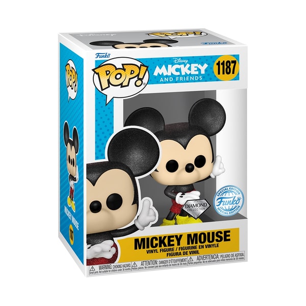 Funko Pop! & Tee: Disney - Mickey (Diamond Glitter) - L - flash vidéo