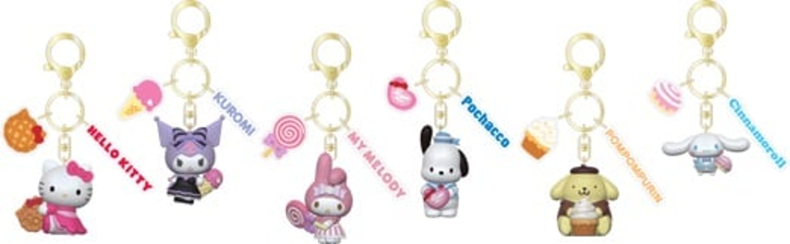 YuMe - Hello Kitty and Friends - Keychain & Strap Tea Time Series (Display 12 unités)