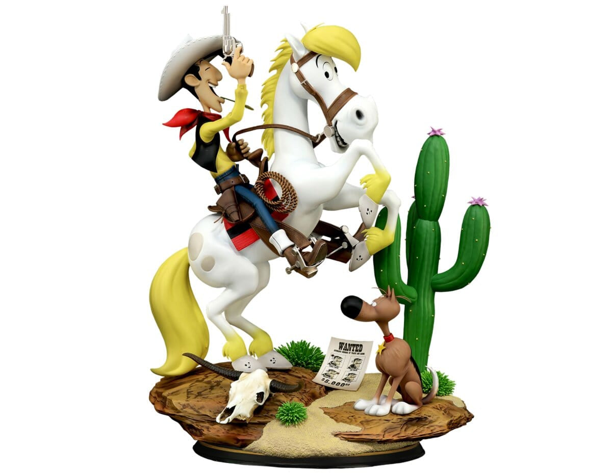 Cartoon Kingdom - 1:6 Statues - Lucky Luke Statue 44cm - flash vidéo