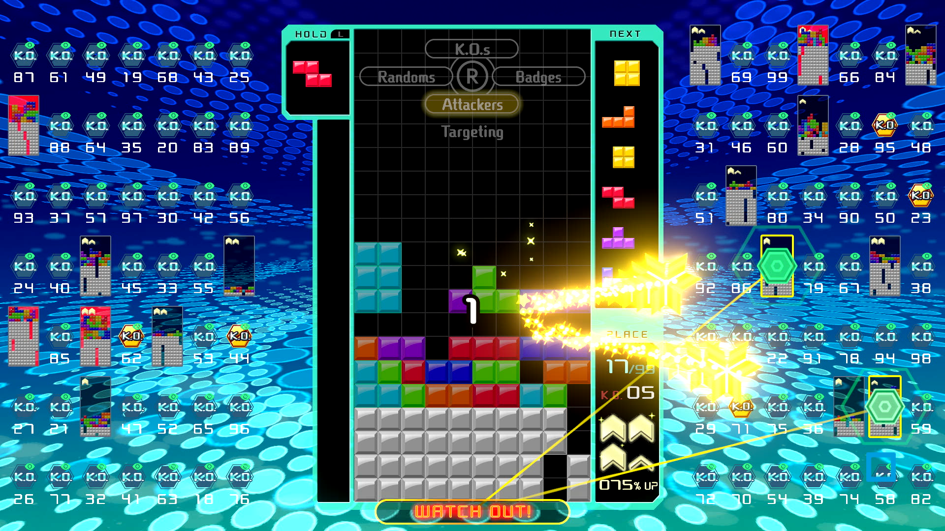 Tetris 99 + Abonnement Nintendo Switch Online 12 mois - flash vidéo