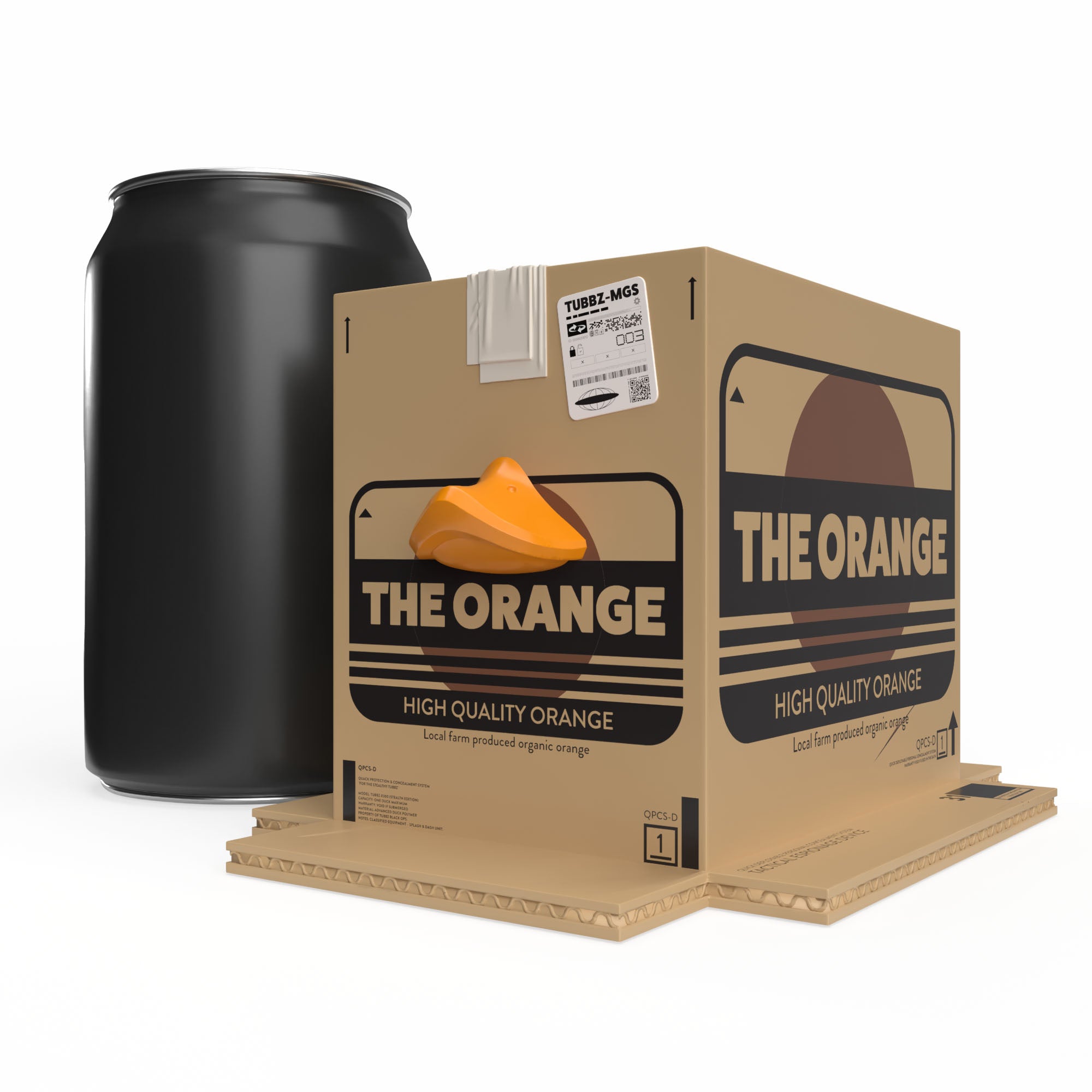 Numskull - Best of TUBBZ Boîte Canard de bain - Metal Gear Solid - The Orange Box - 9cm