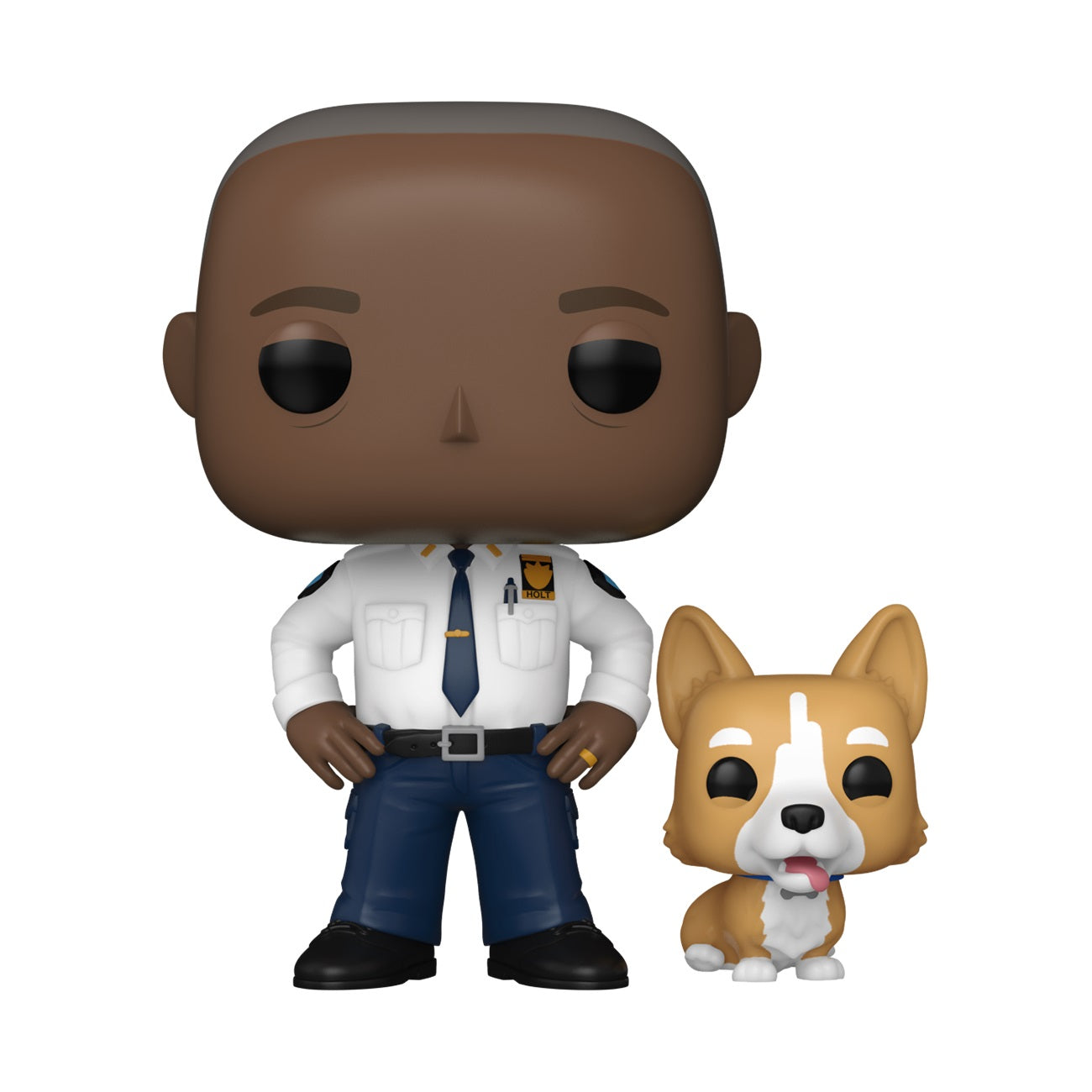 Funko Pop! TV: Brooklyn Nine-Nine - Captain Holt with Cheddar - flash vidéo