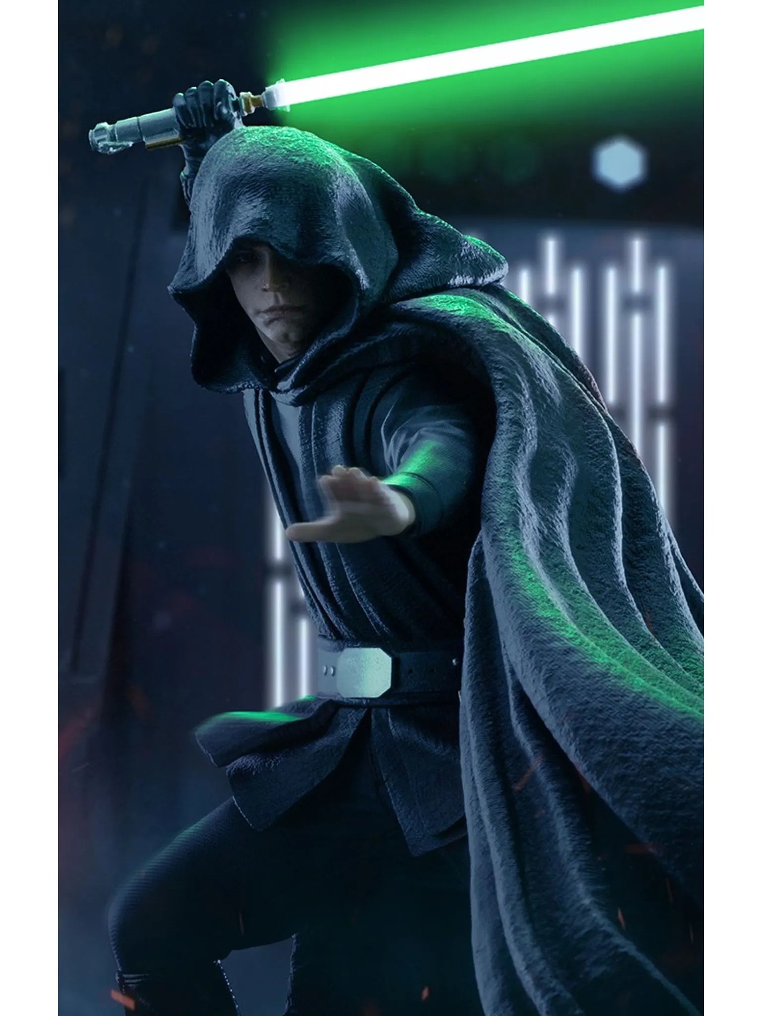 Iron Studios - Arts Scale 1/10 - The Mandalorian - Luke Skywalker (Combar Version) Statue 24cm - flash vidéo