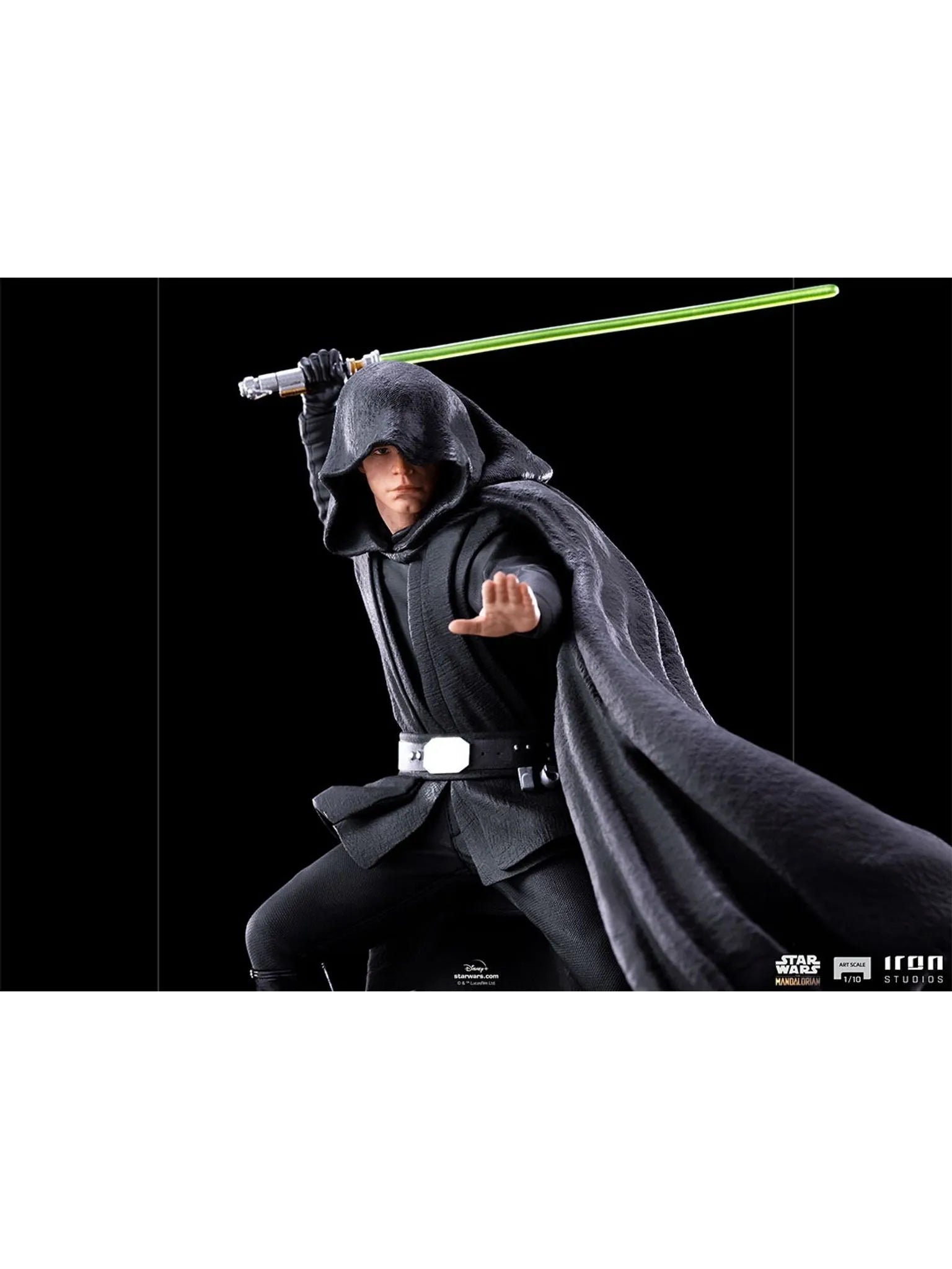 Iron Studios - Arts Scale 1/10 - The Mandalorian - Luke Skywalker (Combar Version) Statue 24cm - flash vidéo
