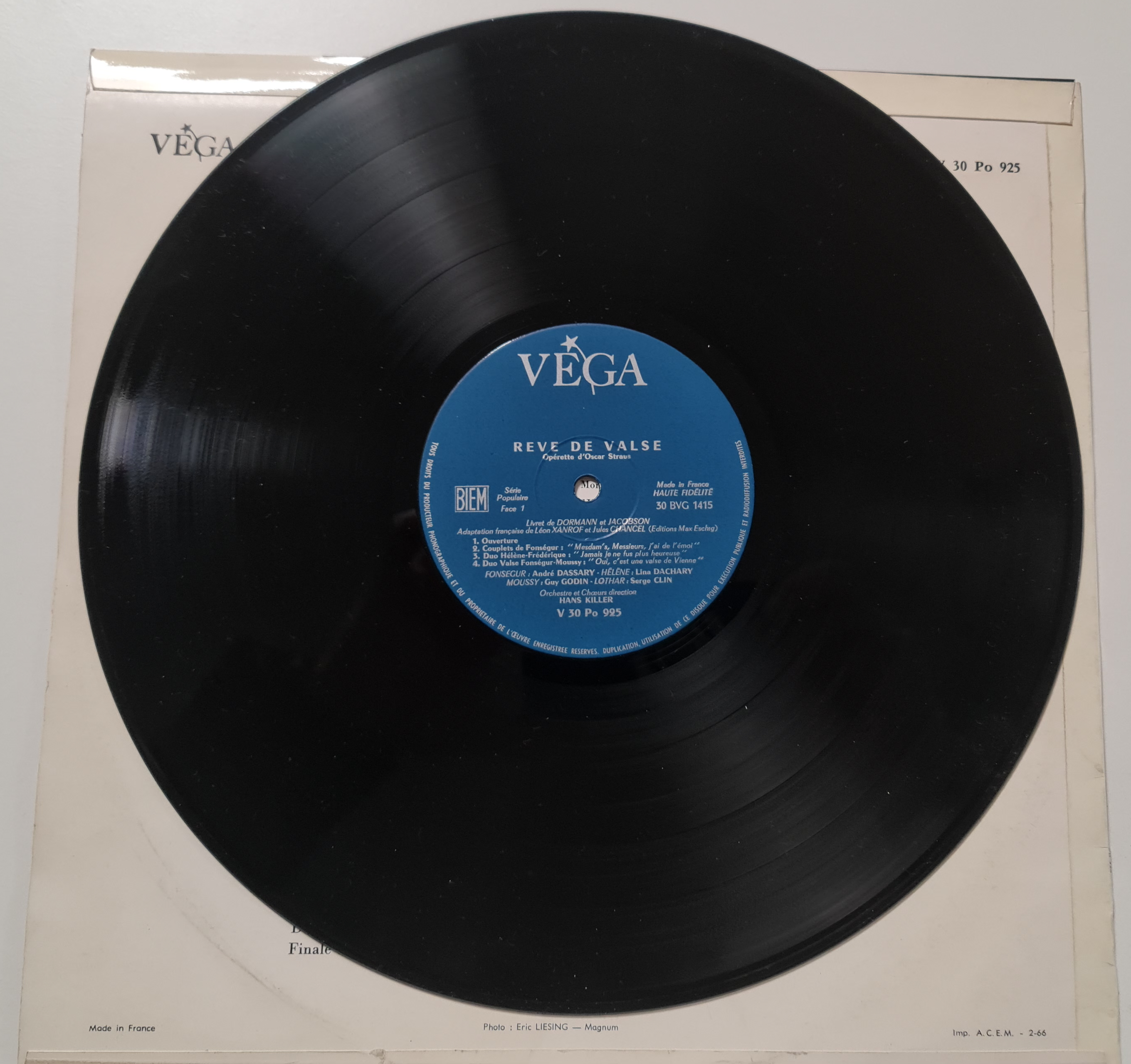 (Occasion) Oscar Straus, André Dassary Rêve De Valse [Vinyle 33Tours]